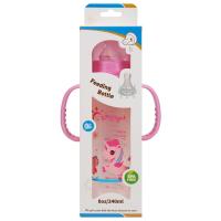 China de Baby van 8oz 240ml Pasgeboren het Voeden Fles met dubbel handvat pp Te koop