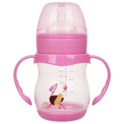 China Doppelte Polypropylen-Baby-Flaschen des Griff-pp. 6oz zu verkaufen