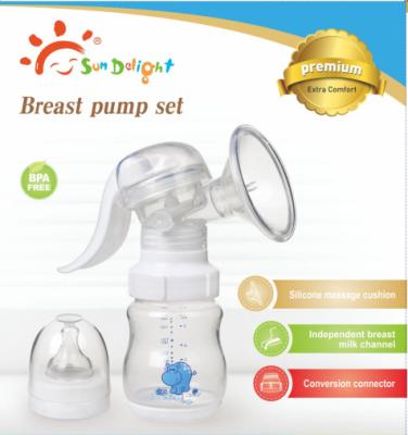 China De Vrije HandBorstpomp van het Sundelightpp SILICONE BPA met Fles Te koop