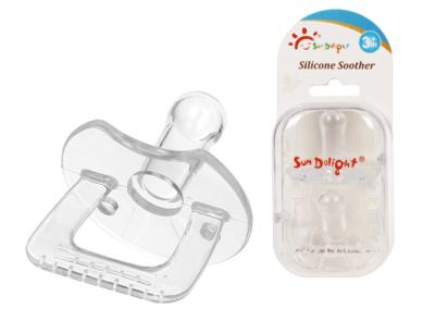 Chine Bébé liquide transparent libre Soother de silicone d'OIN de BPA à vendre