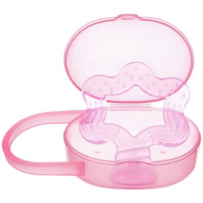 China 3-monatiger Carry Case Baby Silicone Teether-Schutz zu verkaufen