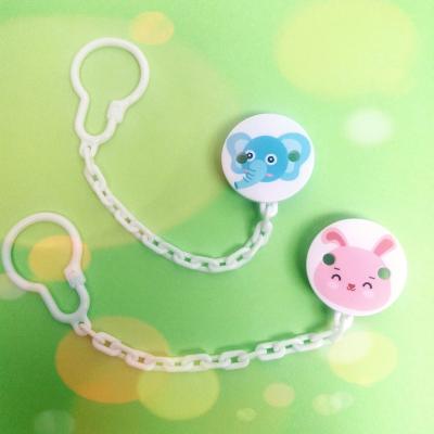 China Flüssige Silikon-Friedensstifter 110℃ ABS Baby Soother-Kette zu verkaufen