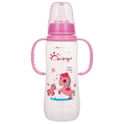 Chine Double bouteille à lait nouveau-née de bébé de la poignée 8oz 240ml de pp à vendre