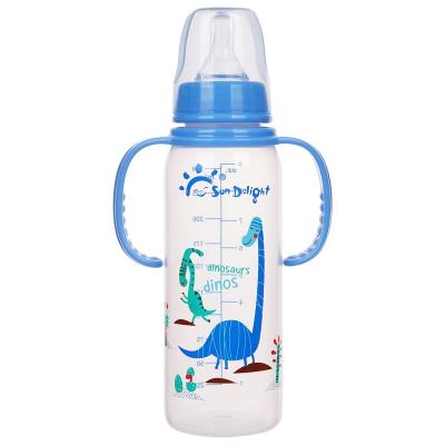 China geruchlose BPA freie neugeborene Baby-Saugflasche-doppelter Griff 9oz zu verkaufen