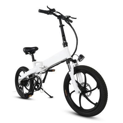 China Aluminum Alloy 350W 48V Fat Tire Electric Bicycle 10AH Adult Folding Electric Bike for sale