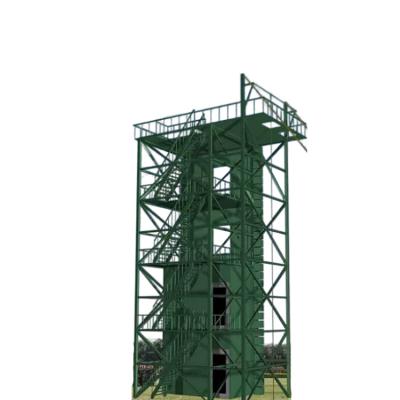 China Teel Watchtower Observation Tower Galvanized Steel Self Supporting Fire Tower Steel Lattice Watch Tower for sale