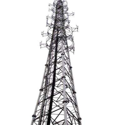 China Lightning Protection Rod Tower Angle Iron Tower Lightning Rod Protection Tower for sale