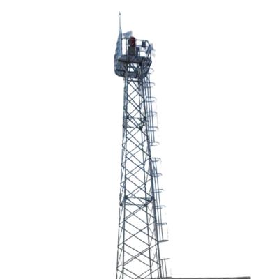 China Meteorological Meter Monitor Tower 100M Communication Monitoring Tower Forest Fire Watch Tower for sale