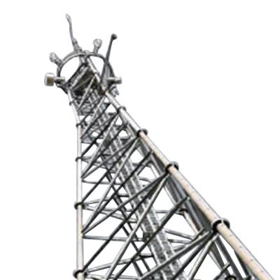 China Iron tower four-legged lattice microwave communication tower 5G network 60m cellular signal tower zu verkaufen