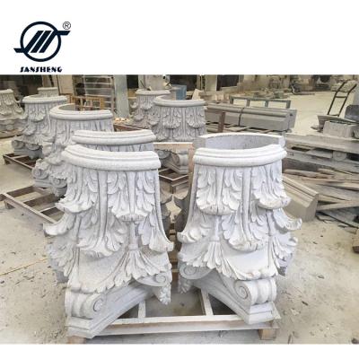 China Modern Clean Architectural Design High Quality Roman Granite Indoor Columns Factory Natural Granite House Pillar for sale