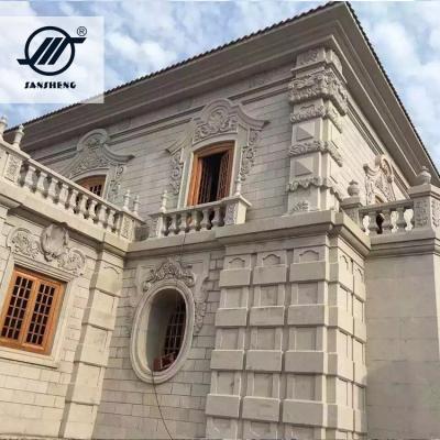 China Wholesale Villa Exterior Wall Decoration Granite Private Custom Chinese Modern Roman Exterior Columns Slabs for sale