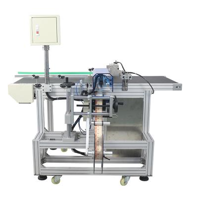 China Full Automatic Food Flat Labeling Machine Air-absorbing Sticker Labeling Machine for sale