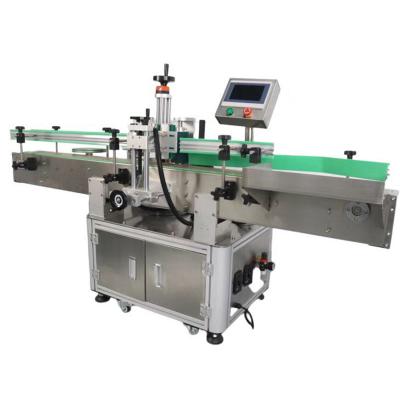 China Beverage Horizonta Round Bottle Jar Labeler Labeling Machine Fully Automatic Round Applicator for sale