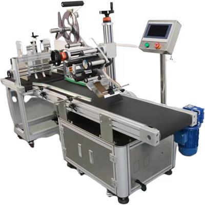 China Food Label Sticker Pouch Sticking Automatic Horizontal Labeling Machine for sale