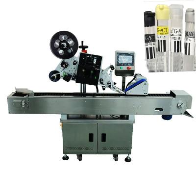 China Full Automatic Food Ampoule Tube Labeling Machine Labeler With Barcode Printer for sale