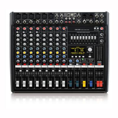 China 8 SMD-compact audio sound cards and 600-3 channel interface audio studio mixers 538*515*285mm for sale