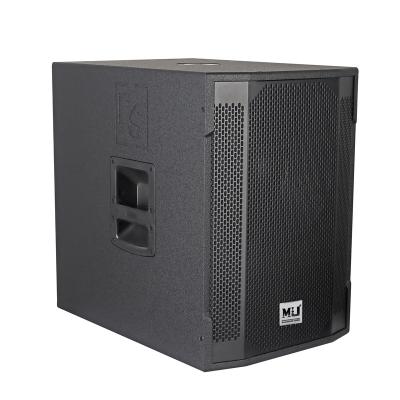 China 18 Inch Ultra Low Frequency Single Speaker Power Plywood Sound System Pro Active Subwoofer for sale