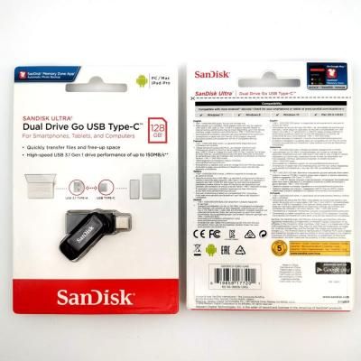 China SDDDC3-128G SanDisk Type C Ultra USB 3.1 Dual Drive Go SDDDC3-128G for sale