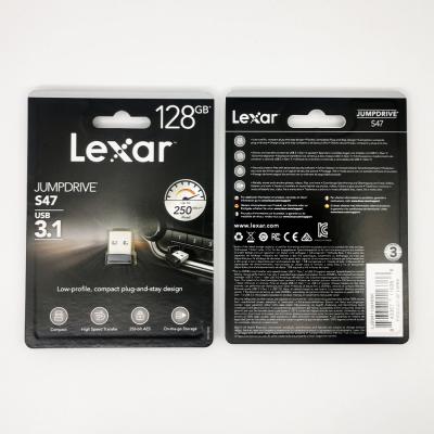 China Lexar USB JumpDrive S47 USB3.1 (250MB/s) LJDS47-128ABBK for sale