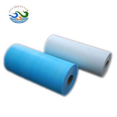 China Breathable disposable SMS pp paper medical spunbond roll bed examination nonwoven fabric for SPA clinic and hospitals for sale