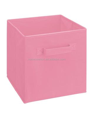 China Viable new style non-woven fabric folded camera storage boxes for doll for sale