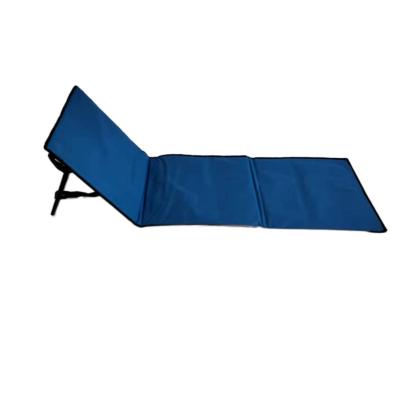 China Lightweight Durable Folding Beach Lounger Cushion Cushion Sand Beach Free Mat With Bag Beach Lounge Extended Chair Covering Waterproof Light for sale