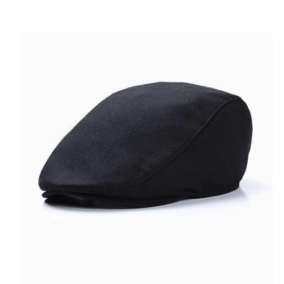 China Image Mens Womens Taxi Driver Platypus Newsboy Beret Solid Simple Flat Gatsby Hat for sale