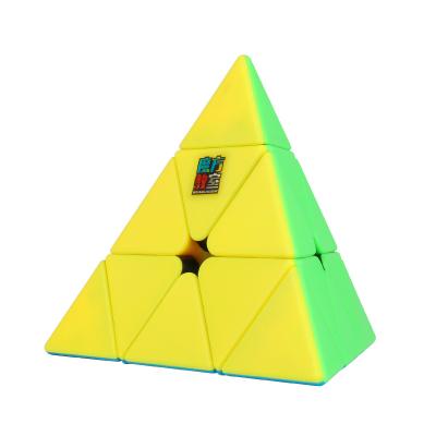 China 2021 Newest Mini MoYu Cube WeiLong Pyramid Cube Puzzle 3*3*3 Magic Cube Baby Puzzle for sale