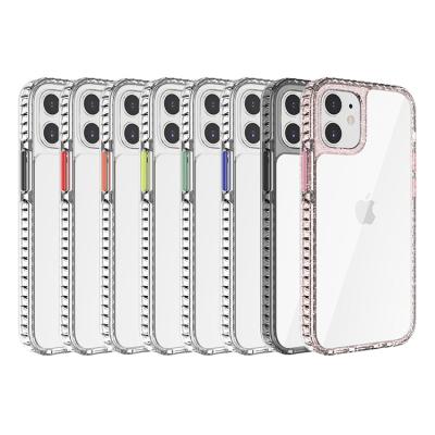 Chine Fanshion Luxury transparent soft hot sale clear shockproof phone case bumper cover for iPhone 12 Mini Pro Max funda à vendre