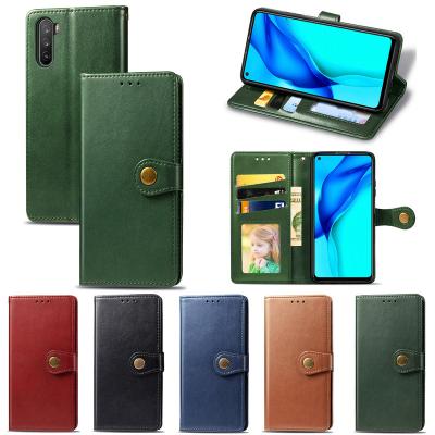 China Fashion Anti-knock Magnetic Card Flip Wallet Leather Cell Phone Custom Case For Huawei Mate 40 Lite Y6P maimang 9 for sale