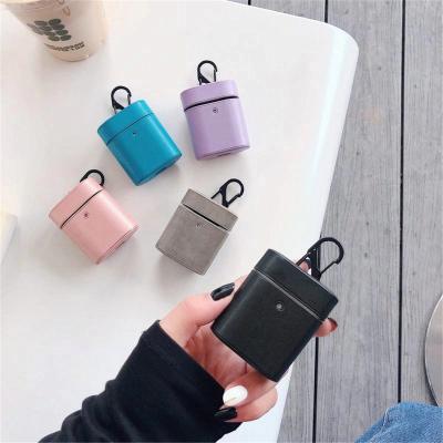 China For Wholesale Luxury Genuine Luxury Genuine Shockproof Earphone Case Anti-drop Earphone Protective Leather Case For Airpods Pro Case à venda