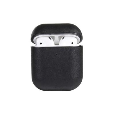 China Anti-scratch; shockproof ; Waterproof Hot Shockproof Anti-lost Earphone Accessories Drop Proof Protective Leather Case For Apple Airpods Leather for sale