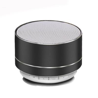 China New Custom Metal Wireless Speaker Table Brothel Home Apartment Smart Echo Wireless Round Mini Speakers With Led Light for sale