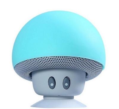 China No New Hot Selling Mini Waterproof Cute Portable Wireless Mushroom Mini Speaker With Strong Sucking Cup Phone Holder for sale