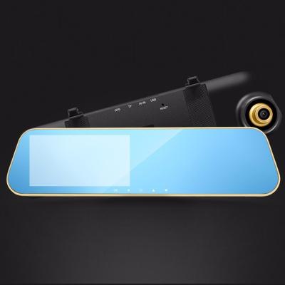 China Universal Night Vision Dual Bracket Dash Cam Dvr Rear View Car Side Mirror Reverse Camera For Cars 4K Night Vision In Mirror for sale