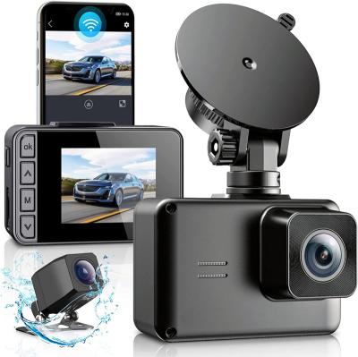 China Black Box Car Front Rear View Mdvr Dash Cam Vehicle Dvr 2K Wifi Dvr Camera Reverse 3 Night Vision Auto Camera De Gps Custom NIGHT VISION for sale