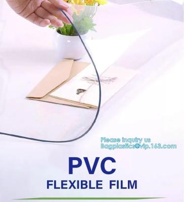 China Pvc-Film, Super Clear, filexible Film van pvc van de Fabrieksprijs de niet Kleverige zachte Vinyl, In reliëf gemaakt Glanzend Te koop