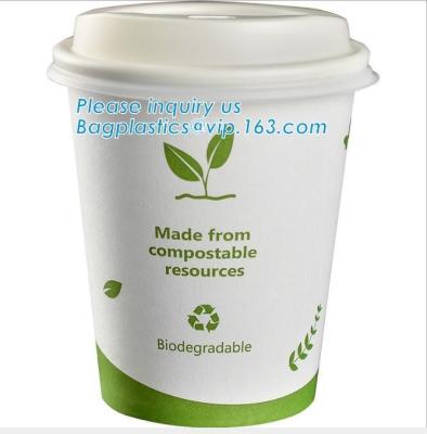 China Eco-amigável, Blodegradable, Compostable, PLA alinhou o grupo frio quente descartável do copo da bebida, café, lojas, quiosque à venda