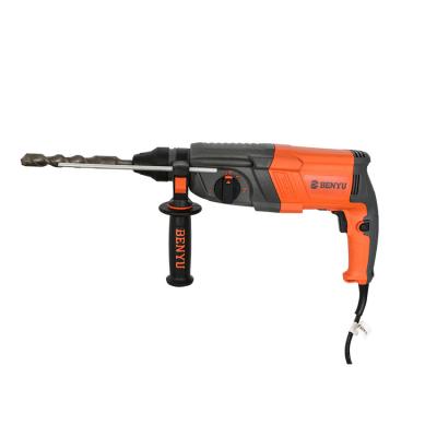 China New professionally used COPPER+STEEL+PLASTIC rotary hammer machine 800 watt 26MM 3KG rotary hammer machine for sale