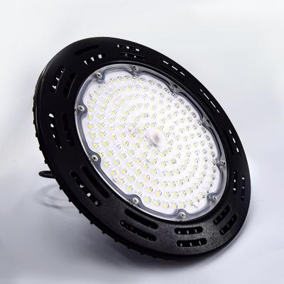 China Hot Selling Industrial Aluminum WAREHOUSE High Lumen SMD 100w LED UFO Highbay Light For Exhibition for sale