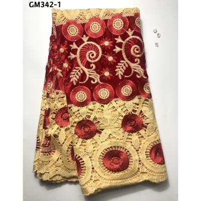 China New Inmyshop Flocking Velvet Lace Fashion African Tulle Lace Fabric Viable Velvet Lace Fabric for sale