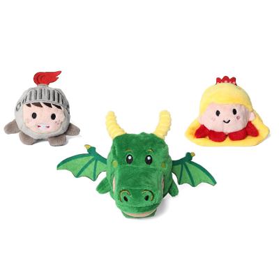 China Soft Plush Pet Family Fairy Tale Toy Sustainable Elasticity Cute Good Shape Built-in Healthy Clean Teeth for sale