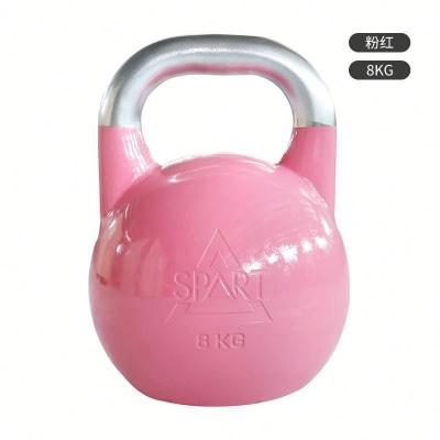 China Hot Selling Custom Home Eco-friendly Logo Color Competition Exercise Kettlebells Set Fitness for sale