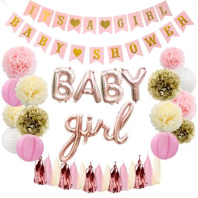 China Gender Reveal New Style 2019 Boy Or Girl Birthday Party Decoration Sets Baby Party Event Supplies for sale