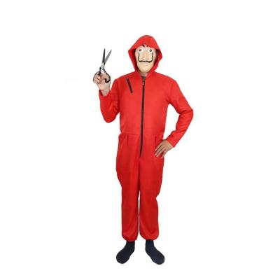 China Halloween Money Heist Halloween Party Cosplay Performance Cosplay The House of Paper Costume and Mask for Men and Women Red Jumpsuit for sale