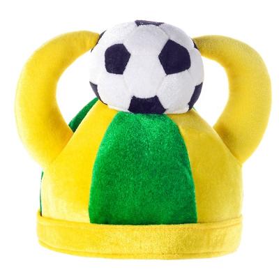 China Plush Football Fans Wholesale Customized Style Plush Carnival Hat for sale