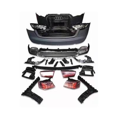 China Latest Style A6L12-16 Color Car Lip Front Bumper Grille Chrome Accessories Body Kit for sale