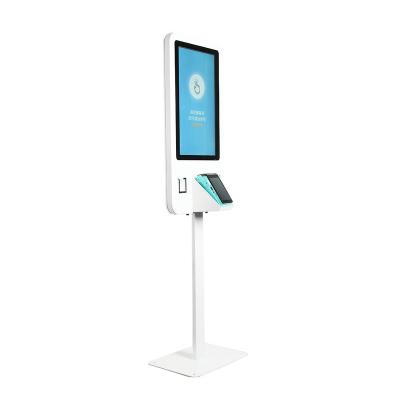 China Indoor Multiple Purpose Fast Food POS Self-Service Order Cashless Kiosk for sale