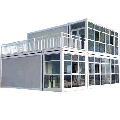 China Luxury custom assembled simple and movable prefabricated container houses for hotels for sale