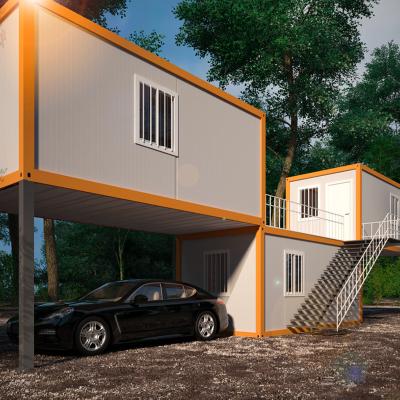 China Light Steel Frame house design Low Cost Prefabricated House Light Steel Structure Villa for sale